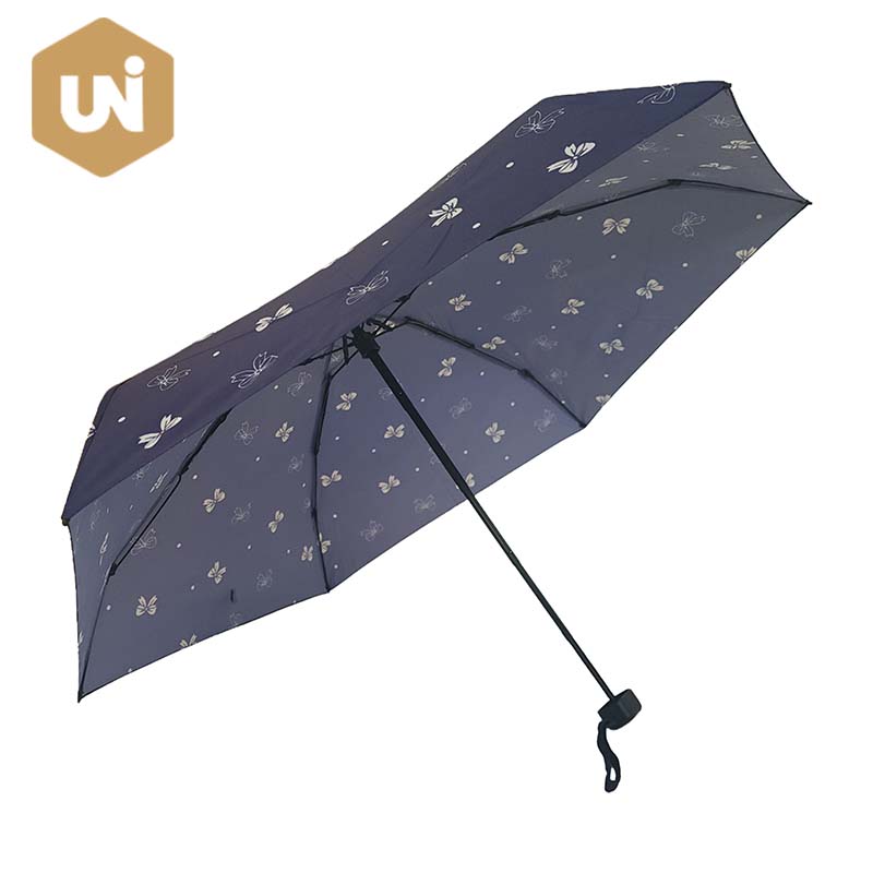 Parapluie compact pliable à 5 ouvertures manuelles