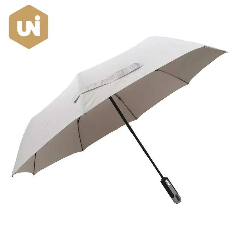 Parapluie de voyage portatif à poignée annulaire